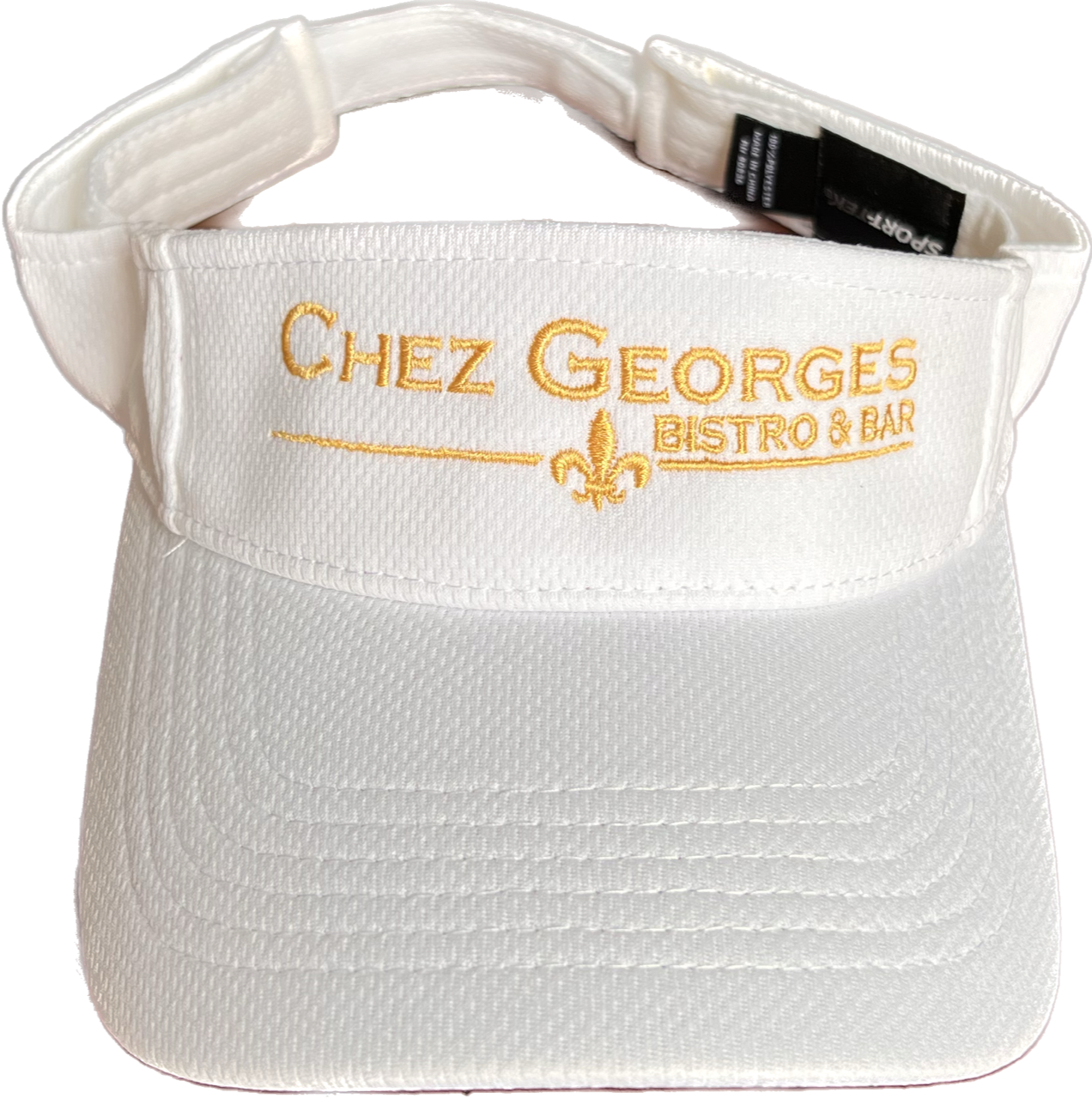 Chez Georges Women's Polo + Visor Bundle